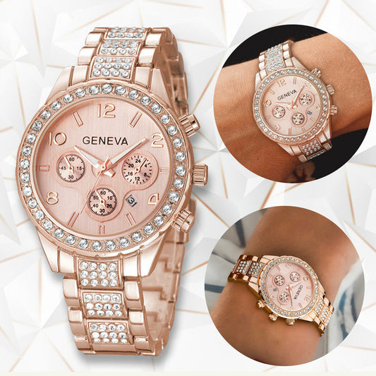 scorpion watch Waterproof Women Luxury Classic Stainless Steel Crystal Quartz Round Wrist Watch